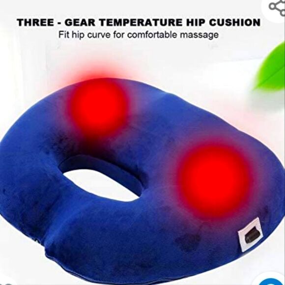 Therawèll Warming Memory Foam Seat Cushion - Picture 1 of 10